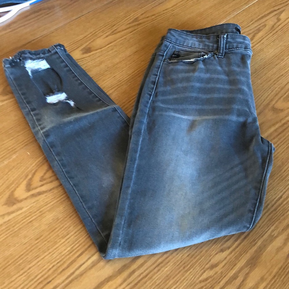 Dark gray jeans